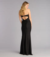 Margret Strapless Cutout Mermaid Formal Dress