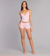 Sweet Dreams Polka Dot Pajama Shorts
