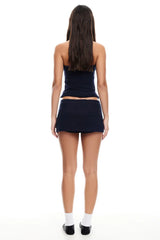 LIONESS 1999 Halter Neck Top Navy