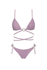 Summer Love Bikini Bottom Rose Shimmer