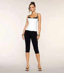 Classy With A Catch Corset Tank Top