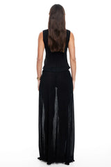 LIONESS Ford Maxi Skirt Onyx